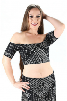 Faux Assuit Allie Crop Top
